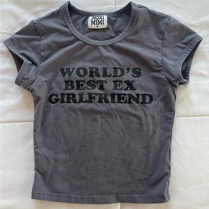 World’s Best Ex Girlfriend Baby Tee